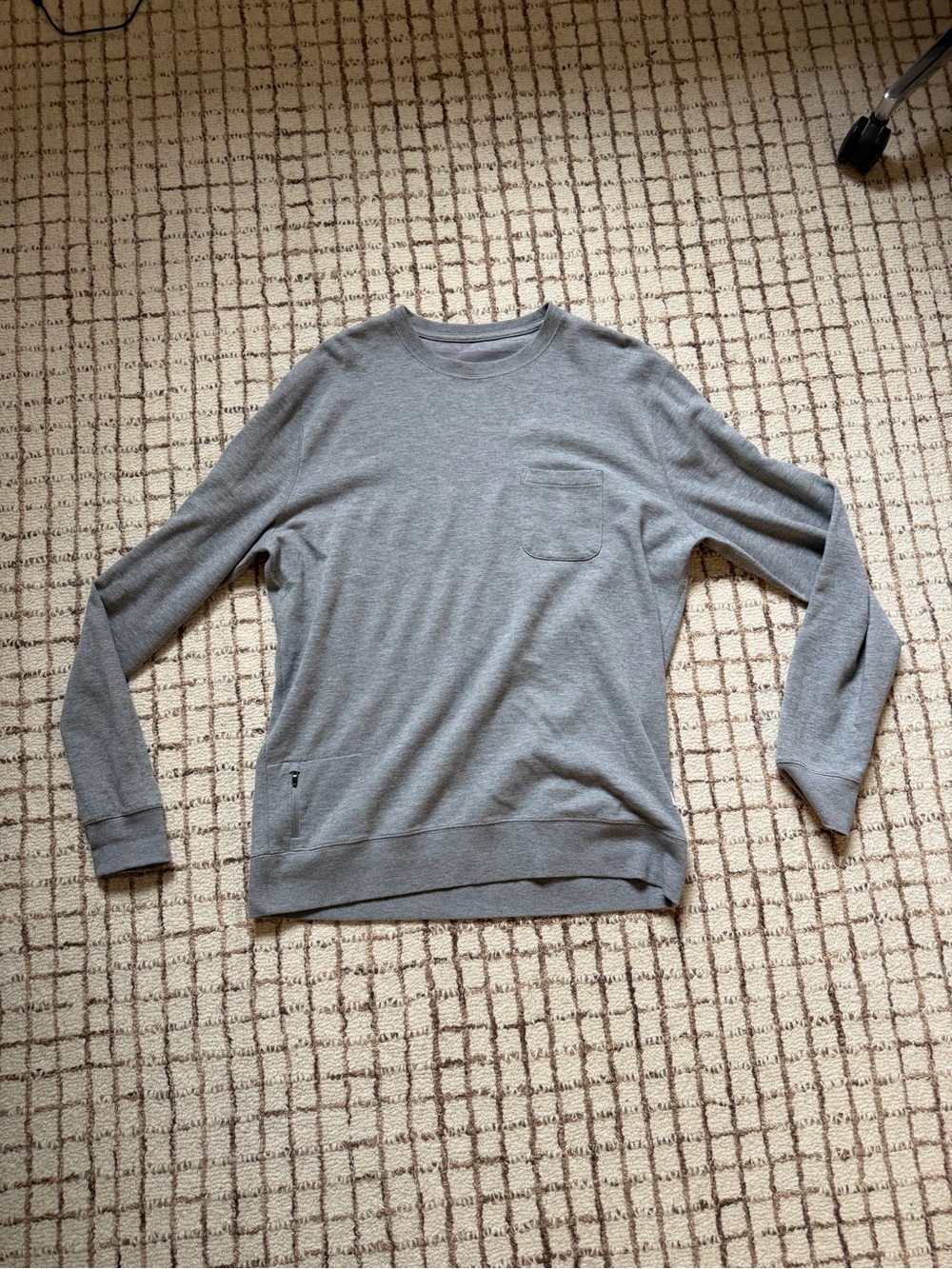 Mens Vuori Jeffreys Pullover Fleece Sweatshirt Long Sleeve